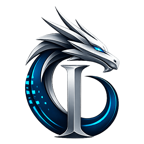 Dragón de ILLUYANKA LABS envolviendo la letra I